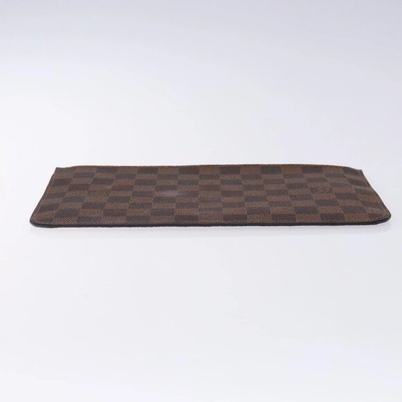 LOUIS VUITTON Damier Ebene Neverfull MM Pouch Accessory Pouch LV Auth BA4153 - Picture 6 of 16
